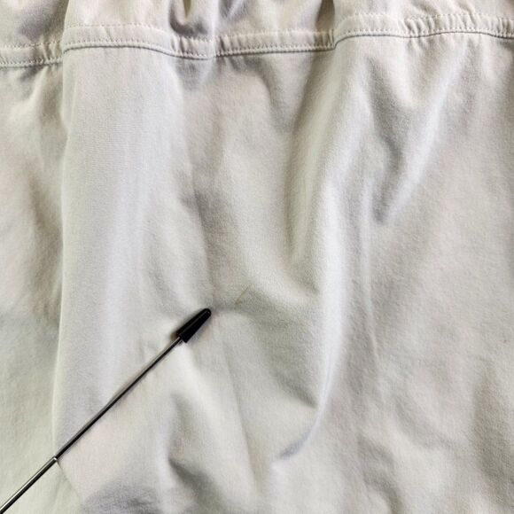 Athleta Expedition Skort Womens 8 Gray Mini Skirt Zip Front Hiking Tennis Golf - Picture 7 of 16